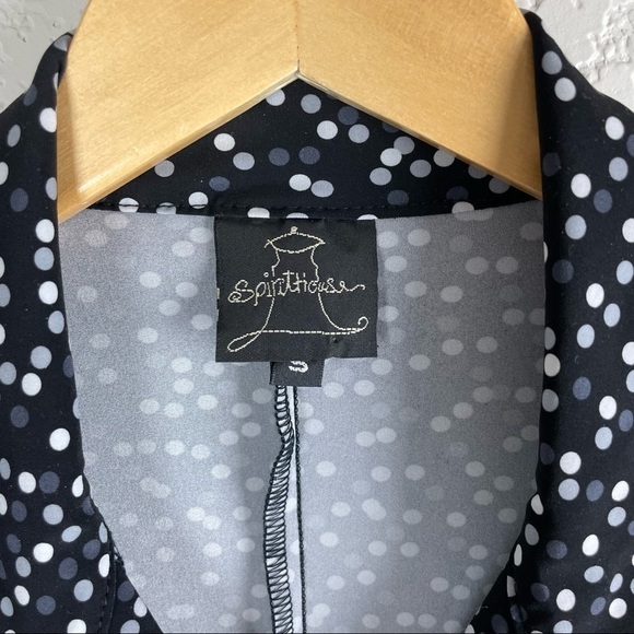 Spirit House Dress Womens Small Polka Dot Lagenlook - Picture 6 of 7